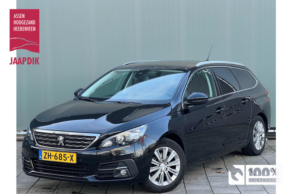 Peugeot 308 SW BWJ 10-2019 | 1.2PT 131PK Allure | PANO | TREKHAAK | CRUISE | CAMERA | CLIMA | NAVI | LEDER/STOF