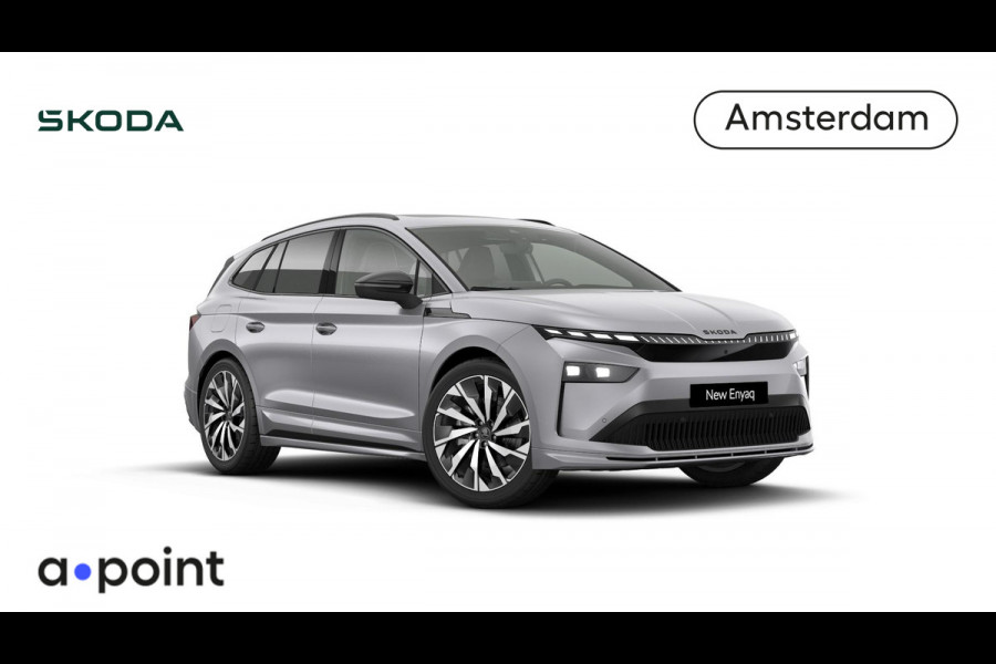 Škoda Enyaq 85 Sportline 286 pk | Business upgrade pakket - ADVANCED | Panoramadak | 21 inch lichtmetalen velgen