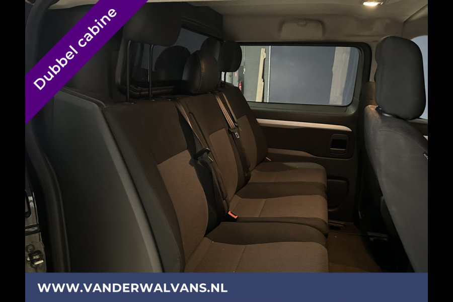 Opel Vivaro 2.0 CDTI 150pk L3H1 Dubbele Cabine Euro6 Airco | Camera | Navigatie | 5-zits | 2500kg Trekhaak Apple Carplay, Android Auto, Cruisecontrol, LM Velgen, Parkeersensoren