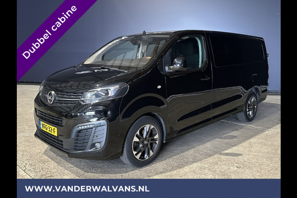 Opel Vivaro 2.0 CDTI 150pk L3H1 Dubbele Cabine Euro6 Airco | Camera | Navigatie | 5-zits | 2500kg Trekhaak Apple Carplay, Android Auto, Cruisecontrol, LM Velgen, Parkeersensoren