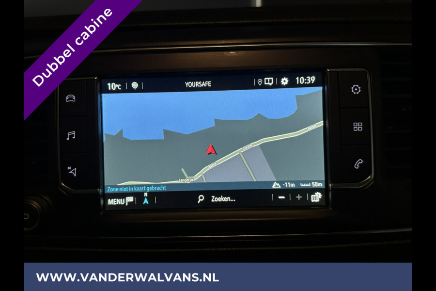 Opel Vivaro 2.0 CDTI 150pk L3H1 Dubbele Cabine Euro6 Airco | Camera | Navigatie | 5-zits | 2500kg Trekhaak Apple Carplay, Android Auto, Cruisecontrol, LM Velgen, Parkeersensoren