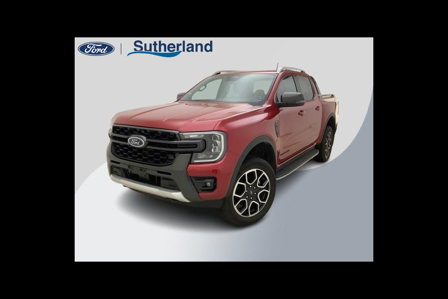 Ford Ranger 3.0 V6 Wildtrak Double Cab EcoBlue 241pk!! | 2-zits|  BPM vrij | Rollertop | Trekhaak | Technology Pack | Uniek in Nederland | Verlengde fabrieksgarantie tot 03-2028