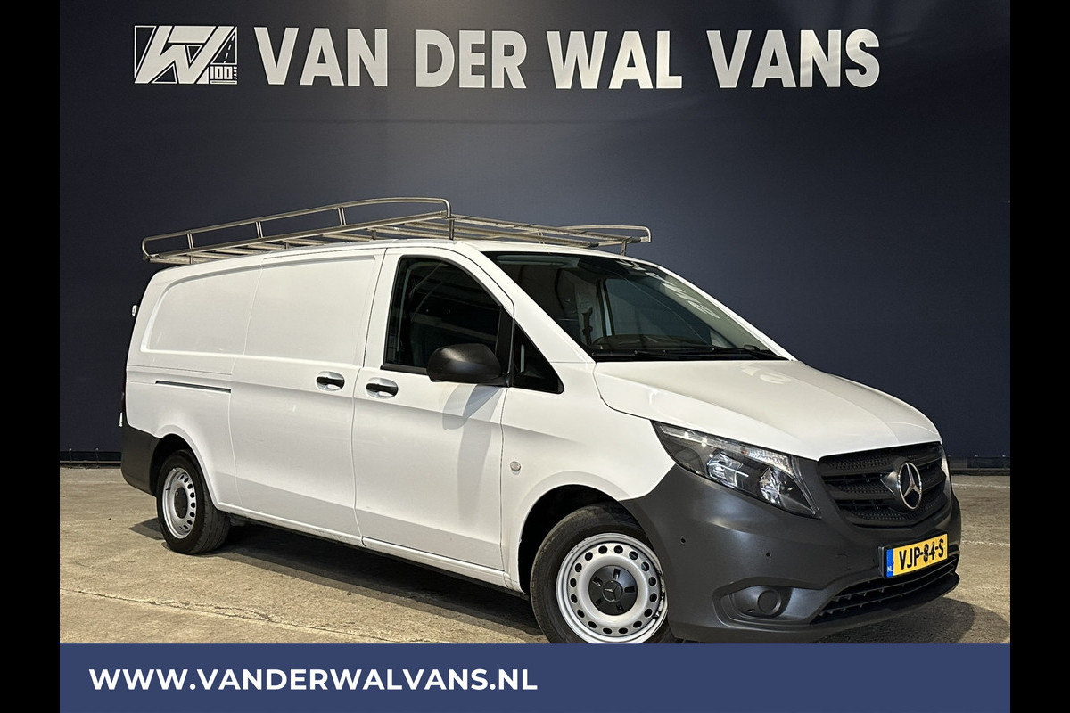 Mercedes-Benz Vito 116 CDI 164pk L3H1 Euro6 Airco | Navigatie | Camera | Imperiaal | Trekhaak Apple Carplay, Android Auto, Cruisecontrol, Parkeersensoren