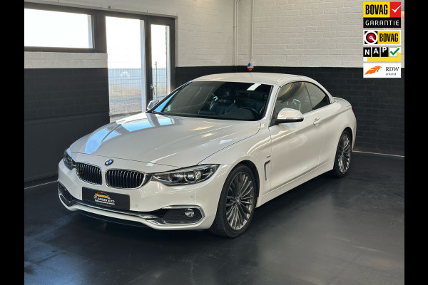 BMW 4 Serie Cabrio 420i High Executive Luxury Line, parelmoer, Memory, Airscarf, Stoelverwarming, Led