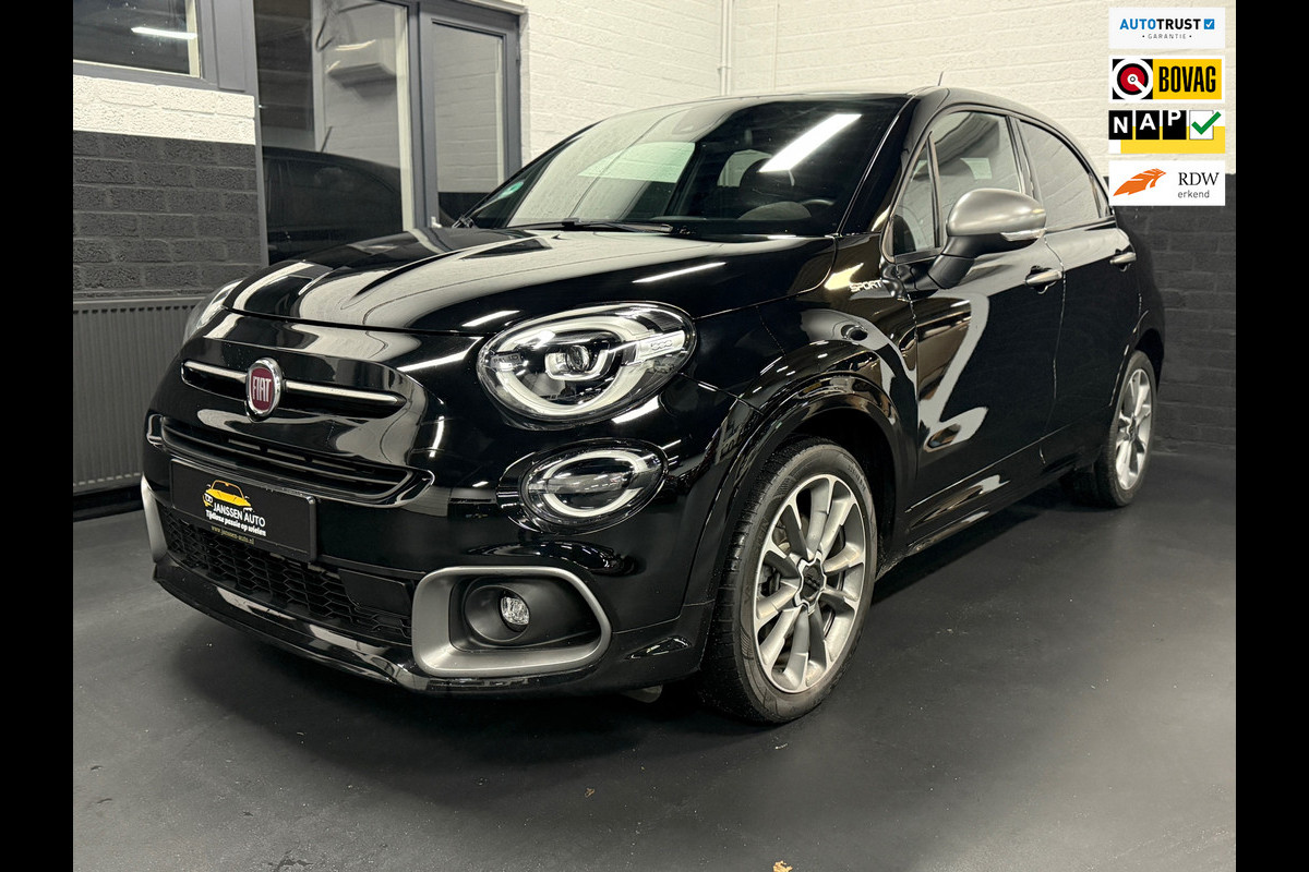 Fiat 500X 1.3 GSE Sport, leder, automaat, navi, camera, led, 1e eigenaar, garantie