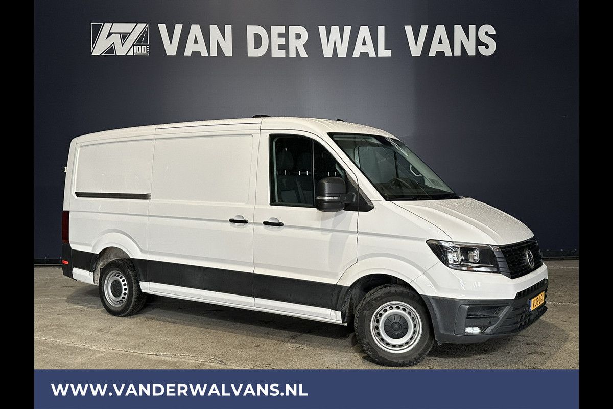 Volkswagen Crafter 2.0 TDI 141pk L3H2 L2H1 Euro6 Airco | Camera | Navigatie | 3000kg trekhaak Apple Carplay, Android Auto, Parkeersensoren, Bijrijdersbank