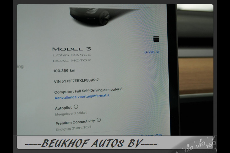 Tesla Model 3 Long Range AWD 75 kWh Autopilot 3 Cam Nav Leer