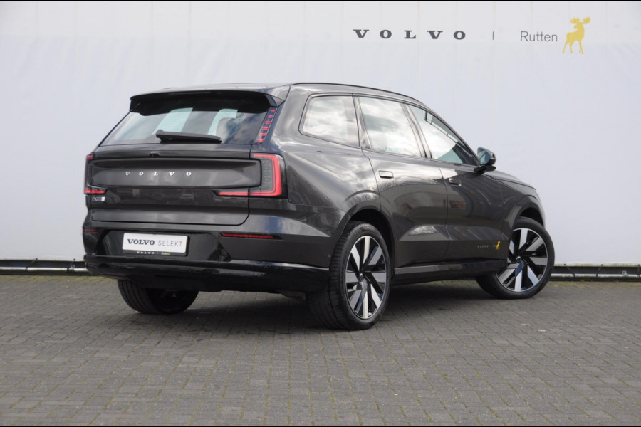 Volvo EX90 Twin Performance 517PK Automaat Ultra 7p. 111 kWh Panoramadak / Luchtvering / Head-up display / Stoelverwarming en stuurwielverwarming / Massagestoelen / Memory seats / Adaptive cruise control / 360 Camera / elektrische achterklep