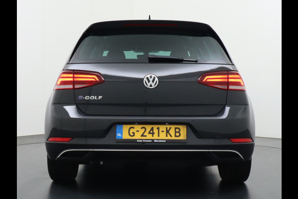 Volkswagen e-Golf AUT. Adaptive Cruise Apple Carplay Android Navi Climatronic Pdc Led Regen-Lichtsensor 36kWh Privacy Glas Bluetooth Spiegelpakket Car-Net App-Connect Wifi E-DITION 1e Eigenaar