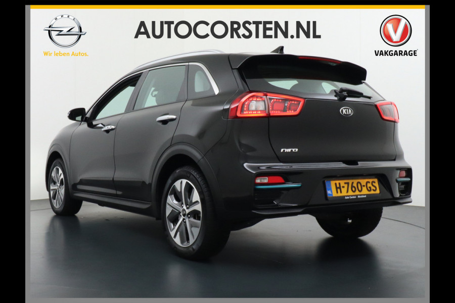 Kia e-Niro DynamicLine 64kWh AUT 204pk Navi Auto-Pilot Adaptive-Cruise+stop&go Apple Carplay Android Auto Pdc Led Ecc Keyless 1/2 Leder AEB Braking Lmv 17" Lane Assist Dwarsverkeerwaarsching 100% Dealeronderhouden Origineel Nederlandse auto