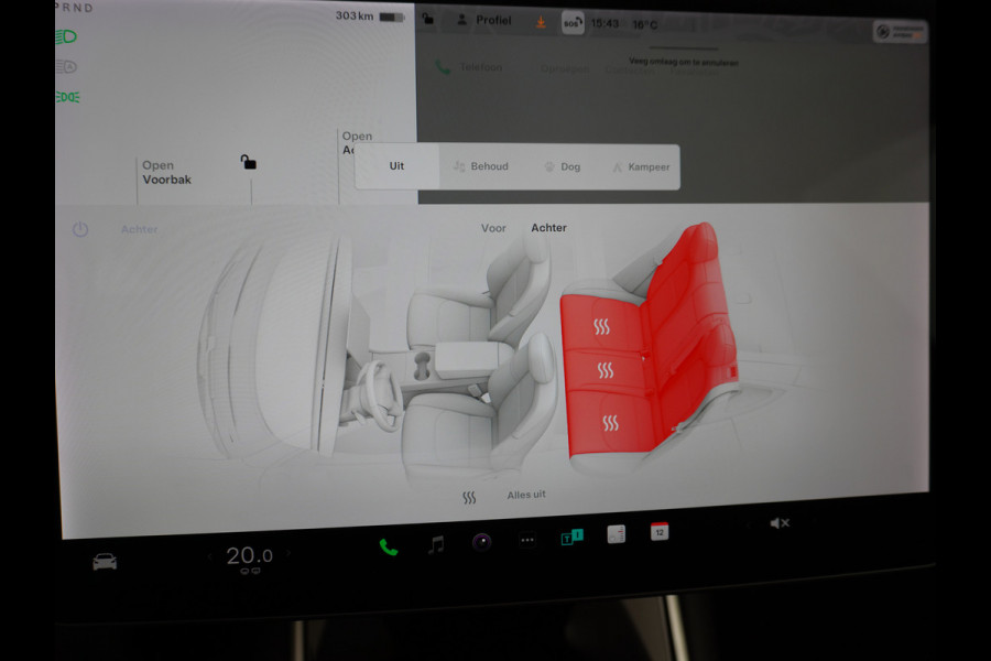 Tesla Model 3 Long Range 75kWh 463PK 19" FSD-Full Self Driving Computer-3 Premium Audio 4wd AutoPilot Panoramadak Camera's Leer Adaptive-Cruis Stoel en achterbank verwarming Electr.Stoelen+Memory+Easy-Entry WiFi Orig. NLse auto Grootste accu Tot 16,5kwh thuis laden. Accu-Garantie tot 18-12-2027 max 192.000km