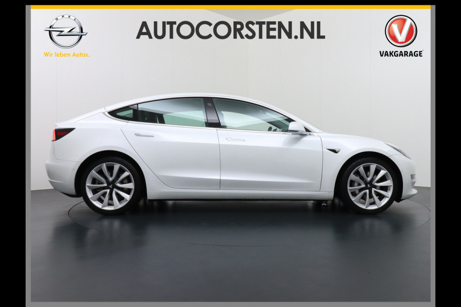 Tesla Model 3 Long Range 75kWh 463PK 19" FSD-Full Self Driving Computer-3 Premium Audio 4wd AutoPilot Panoramadak Camera's Leer Adaptive-Cruis Stoel en achterbank verwarming Electr.Stoelen+Memory+Easy-Entry WiFi Orig. NLse auto Grootste accu Tot 16,5kwh thuis laden. Accu-Garantie tot 18-12-2027 max 192.000km