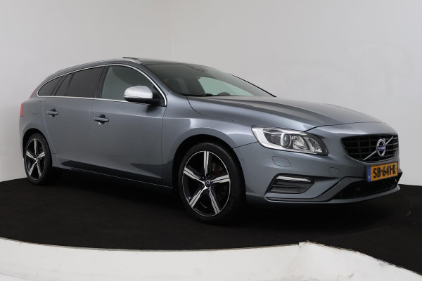 Volvo V60 2.0 T4 Business Sport (PANORAMADAK, STOELVERWARMING, CAMERA, LEER, PARKEERSENSOREN, NL-AUTO, GOED ONDERHOUDEN)