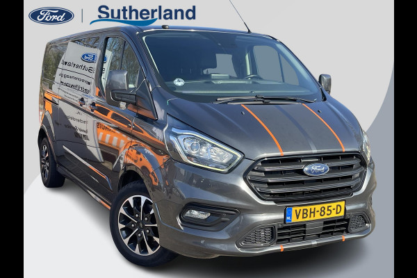 Ford Transit Custom 310 2.0 TDCI L2H1 Sport SCI 170pk DC | Lederen Bekleding | Achteruitrijcamera | Trekhaak | Navigatie | Stoelverwarming | Onderhoudshistorie Aanwezig