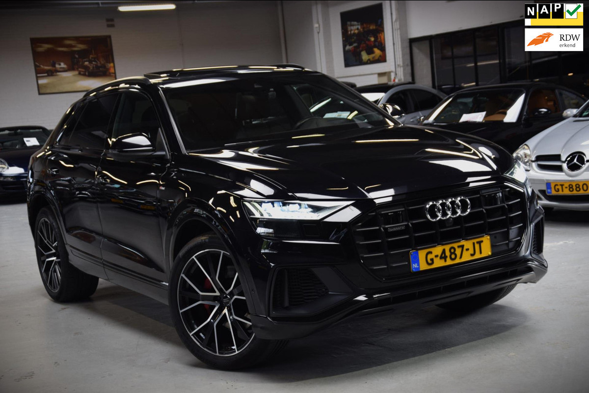 Audi Q8 55 TFSI quattro Pro Line Plus Panoramadak|Leder|S-Line|360 view|ACC