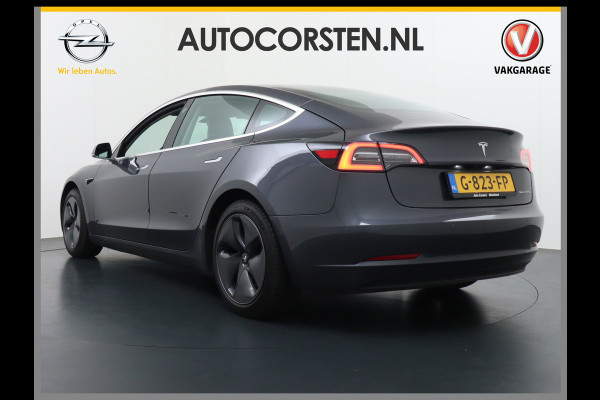 Tesla Model 3 Long Range 75kWh 463PK Trekhaak 18" FSD-Full Self Driving Computer-3 Premium Audio 4wd AutoPilot Panoramadak Camera's Leer Adapt Stoel en achterbank verwarming Electr.Stoelen+Memory+Easy-Entry WiFi Orig. NLse auto Grootste accu Tot 16,5kwh thuis laden. Accu-Garantie tot 20-12-2027 max 192.000km