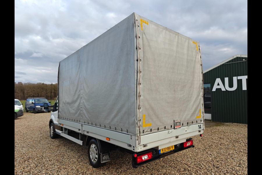 Ford Transit 350 2.0 TDCI L4H1, Pick up met huif , Lengte bak 4.23 m , 1e Eig. Apk Jan. 2026