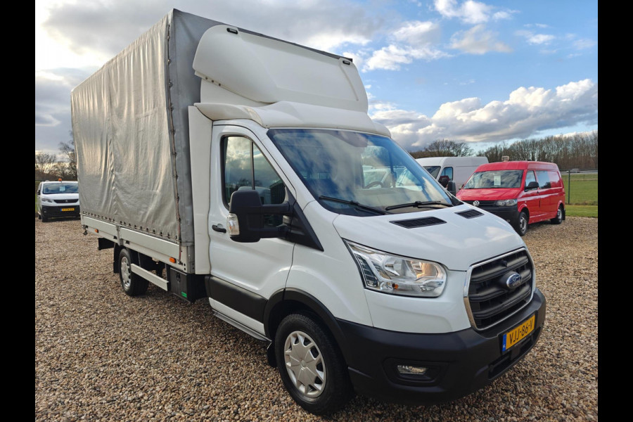 Ford Transit 350 2.0 TDCI L4H1, Pick up met huif , Lengte bak 4.23 m , 1e Eig. Apk Jan. 2026