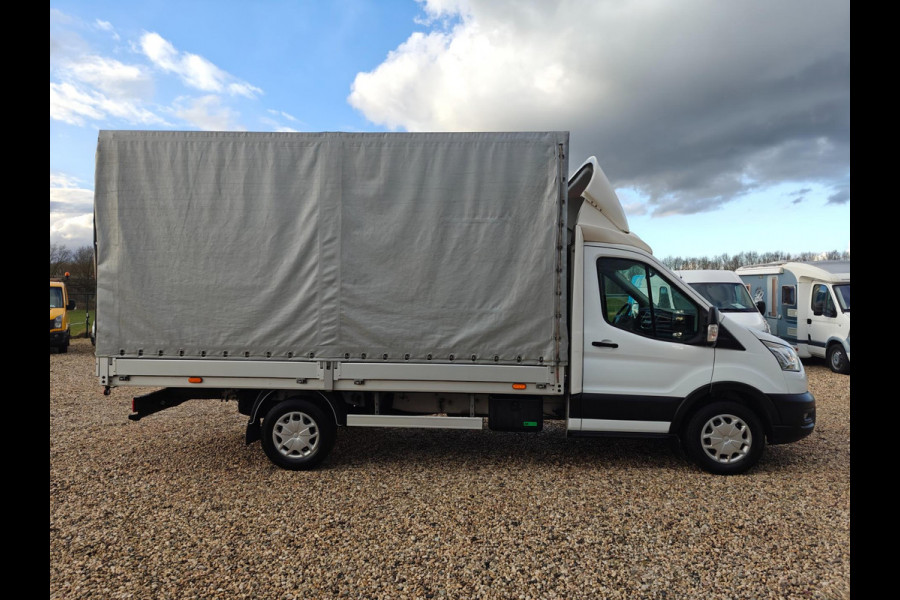 Ford Transit 350 2.0 TDCI L4H1, Pick up met huif , Lengte bak 4.23 m , 1e Eig. Apk Jan. 2026
