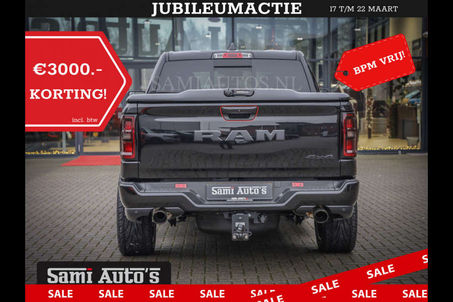 Dodge Ram GEEN MEERPRIJS | 2025 | 6 PERSOONS | HURRICANE 420PK 636 Nm | PRIJS MET LPG EN GARANTIE | DUBBELE CABINE | PICK UP | 5 PERSOONS | DC | GRIJSKENTEKEN | VOORAAD 2217- 2911 | TOP DEAL ! PRIJS ZO ALS OP DE FOTO !!!