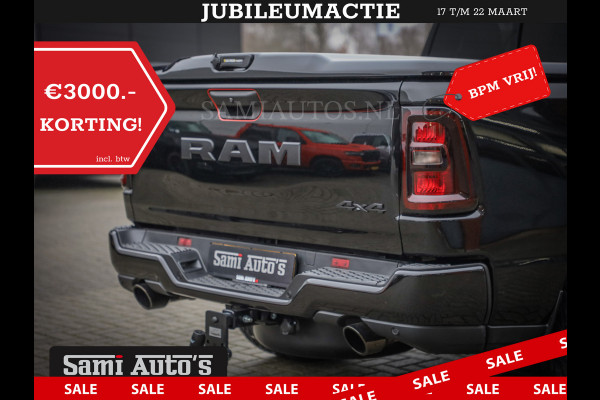 Dodge Ram GEEN MEERPRIJS | 2025 | 6 PERSOONS | HURRICANE 420PK 636 Nm | PRIJS MET LPG EN GARANTIE | DUBBELE CABINE | PICK UP | 5 PERSOONS | DC | GRIJSKENTEKEN | VOORAAD 2217- 2911 | TOP DEAL ! PRIJS ZO ALS OP DE FOTO !!!