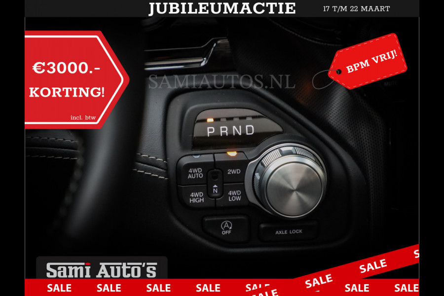 Dodge Ram 1500 LIMITED DE MEEST LUXUEUZE PICK UP HIGH OUTPUT H.O 540PK 706 Nm 2025 | XB9 | MASSAGE | BOM VOL | CREW CAB | DUBBELE CABINE | GRIJSKENTEKEN | VOORRAAD NR 2300 - 7689