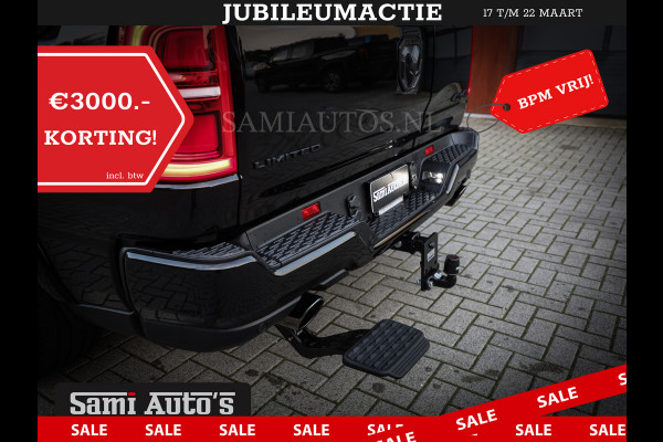 Dodge Ram 1500 LIMITED DE MEEST LUXUEUZE PICK UP HIGH OUTPUT H.O 540PK 706 Nm 2025 | XB9 | MASSAGE | BOM VOL | CREW CAB | DUBBELE CABINE | GRIJSKENTEKEN | VOORRAAD NR 2300 - 7689