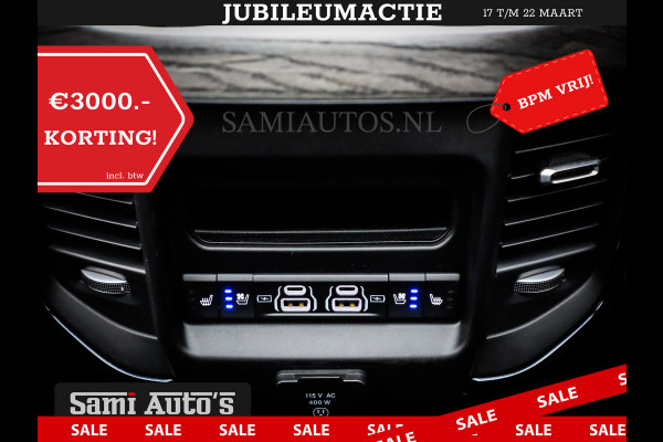 Dodge Ram 1500 LIMITED DE MEEST LUXUEUZE PICK UP HIGH OUTPUT H.O 540PK 706 Nm 2025 | XB9 | MASSAGE | BOM VOL | CREW CAB | DUBBELE CABINE | GRIJSKENTEKEN | VOORRAAD NR 2300 - 7689