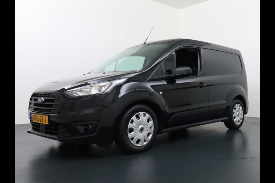 Ford Transit Connect ** Gereserveerd ** 1.5Tdci 75PK Eco Blue Trend 3 Persoons Trekhaak Airco Cruise Control Verw.Voor.Ruit Bluetooth Schuifdeur Achterdeuren Betonplex vloer Wandbetimmering 1e Eigenaar Euro 6