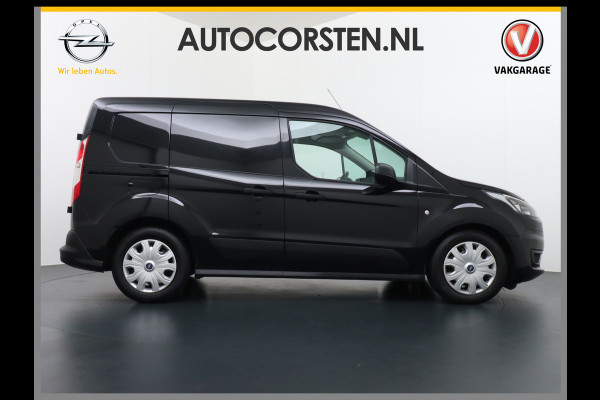 Ford Transit Connect ** Gereserveerd ** 1.5Tdci 75PK Eco Blue Trend 3 Persoons Trekhaak Airco Cruise Control Verw.Voor.Ruit Bluetooth Schuifdeur Achterdeuren Betonplex vloer Wandbetimmering 1e Eigenaar Euro 6