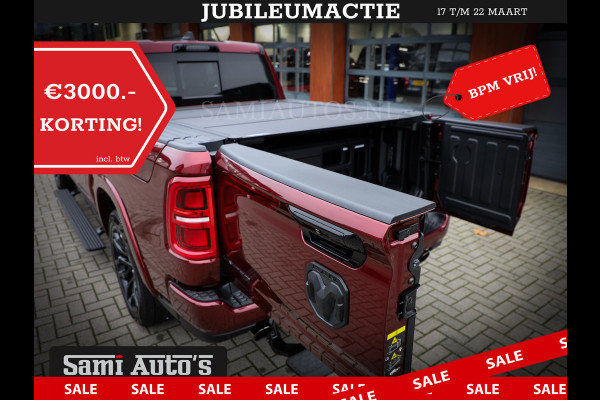 Dodge Ram 1500 LIMITED NIGHT 540PK 706 Nm 2025 | HIGH OUTPUT | XB9 | MASSAGE | BOM VOL | CREW CAB | DUBBELE CABINE | GRIJSKENTEKEN | DE MEEST LUXUEUZE en BEGEERDE Pick-up | VOORRAAD NR 2301 - 7424