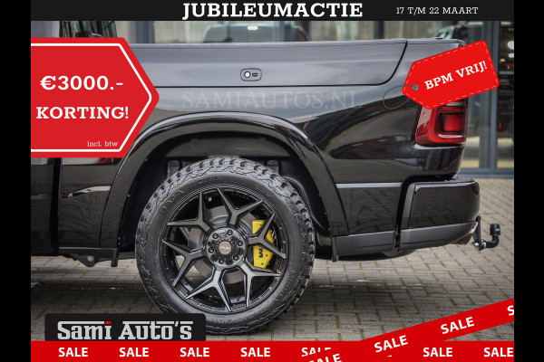 Dodge Ram 1500 DE MEEST LUXUEUZE PICK UP LIMITED NIGHT HIGH OUTPUT H.O 540PK 706 Nm 2025 | XB9 | MASSAGE | BOM VOL | CREW CAB | DUBBELE CABINE | GRIJSKENTEKEN | VOORRAAD NR 2353 - 5412