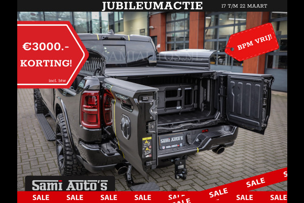 Dodge Ram 1500 DE MEEST LUXUEUZE PICK UP LIMITED NIGHT HIGH OUTPUT H.O 540PK 706 Nm 2025 | XB9 | MASSAGE | BOM VOL | CREW CAB | DUBBELE CABINE | GRIJSKENTEKEN | VOORRAAD NR 2353 - 5412