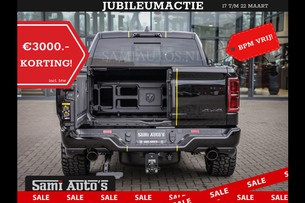 Dodge Ram 1500 DE MEEST LUXUEUZE PICK UP LIMITED NIGHT HIGH OUTPUT H.O 540PK 706 Nm 2025 | XB9 | MASSAGE | BOM VOL | CREW CAB | DUBBELE CABINE | GRIJSKENTEKEN | VOORRAAD NR 2353 - 5412