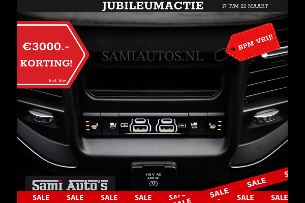 Dodge Ram 1500 DE MEEST LUXUEUZE PICK UP LIMITED NIGHT HIGH OUTPUT H.O 540PK 706 Nm 2025 | XB9 | MASSAGE | BOM VOL | CREW CAB | DUBBELE CABINE | GRIJSKENTEKEN | VOORRAAD NR 2353 - 5412