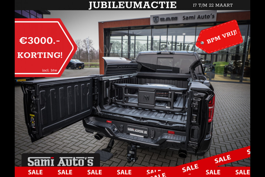 Dodge Ram 1500 LIMITED NIGHT DE MEEST LUXUEUZE PICK UP HIGH OUTPUT H.O 540PK 706 Nm 2025 | XB9 | MASSAGE | BOM VOL | CREW CAB | DUBBELE CABINE | GRIJSKENTEKEN | VOORRAAD NR 2293 - 7688