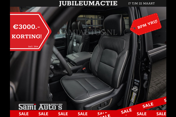 Dodge Ram 1500 LIMITED NIGHT DE MEEST LUXUEUZE PICK UP HIGH OUTPUT H.O 540PK 706 Nm 2025 | XB9 | MASSAGE | BOM VOL | CREW CAB | DUBBELE CABINE | GRIJSKENTEKEN | VOORRAAD NR 2293 - 7688