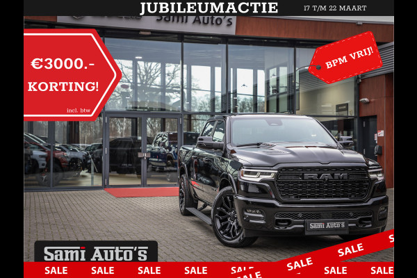 Dodge Ram 1500 LIMITED HIGH OUTPUT | 706 NM 540PK | RAM VOL | DEMO | DEZE RAM BESCHIKT OVER ALLE BESCHIKBARE OPTIES | DUBBELE CAINE | 5 PERSOONS | DC |