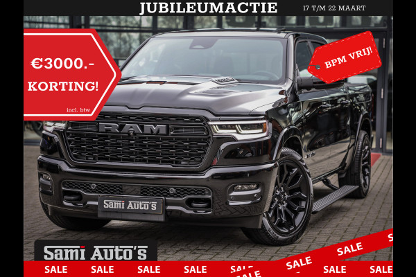 Dodge Ram 1500 LIMITED HIGH OUTPUT | 706 NM 540PK | RAM VOL | DEMO | DEZE RAM BESCHIKT OVER ALLE BESCHIKBARE OPTIES | DUBBELE CAINE | 5 PERSOONS | DC |