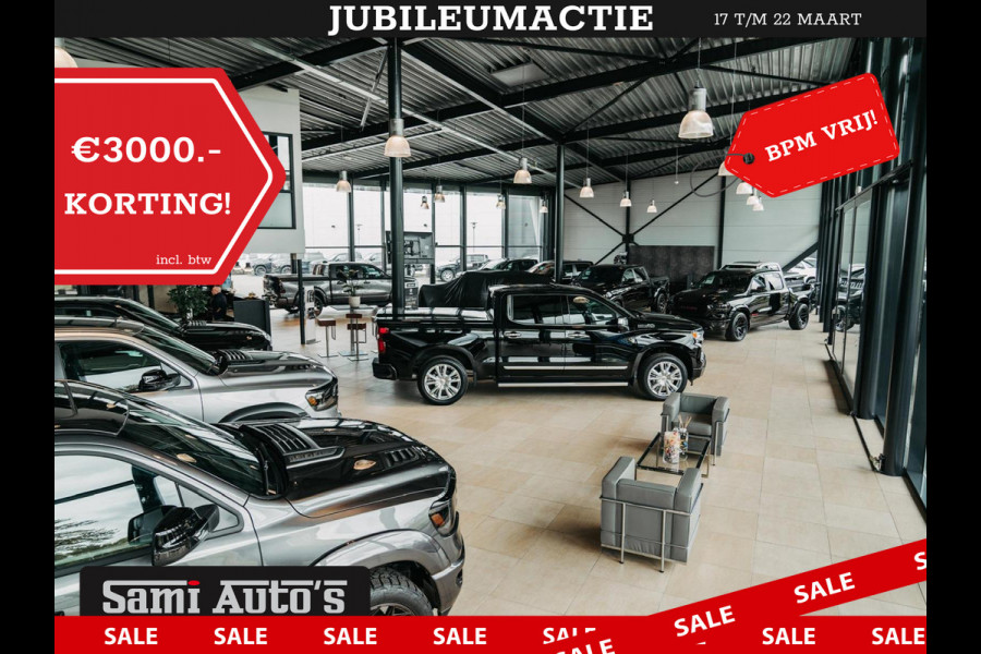 Dodge Ram 1500 LIMITED SPORT DE MEEST LUXUEUZE PICK UP HIGH OUTPUT H.O 540PK 706 Nm 2025 | XB9 | MASSAGE | BOM VOL | CREW CAB | DUBBELE CABINE | GRIJSKENTEKEN | VOORRAAD NR 2295 - 8559