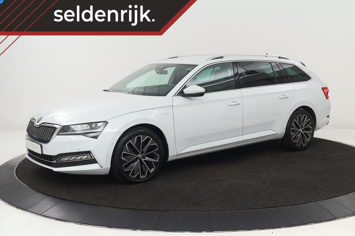 Škoda Superb 1.4 TSI iV Laurin & Klement | Standkachel | Trekhaak | Alcantara | Adaptive cruise | Sfeerverlichting | 360 camera | Stoel & stuurverwarming | Carplay | Virtual Cockpit