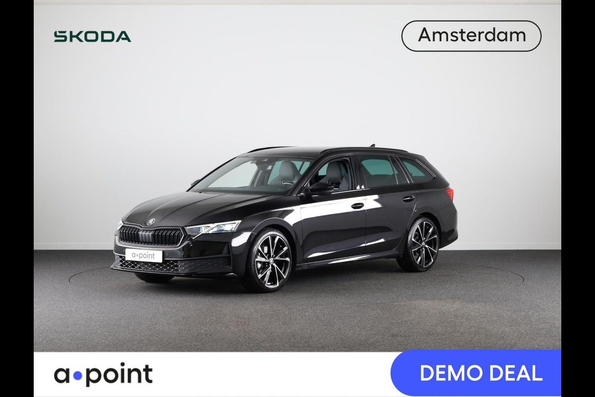 Škoda Octavia Combi 1.5 TSI MHEV Sportline Business 150pk | Navigatie | Adaptieve cruise controle | 19 inch lichtmetalen velgen | Verwarmbare voorstoelen