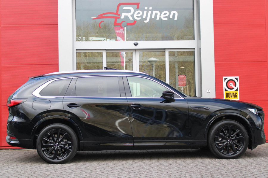 Mazda CX-80 2.5 e-SkyActiv 328PK PHEV HOMURA PLUS | 7-PERSOONS! | NIEUWE AUTO! | DRIVER PERSONALIZATION SYSTEM (GEZICHTSHERKENNING) | ELEKTRISCH BEDIENBARE VOORSTOELEN | FULL LEDEREN BEKLEDING | ADAPTIVE CRUISE CONTROL | 20" LICHTMETALEN VELGEN BLACK | 360° CAMERA | STOEL/STUUR VERWARMING | STOEL VENTILATIE | STOEL VERWARMING ACHTER | ADAPTIVE LED KOPLAMPEN | CLIMATE CONTROL VOOR + ACHTER | NAVIGATIE | APPLE CARPLAY/ANDROID AUTO | PANORAMISCH SCHUIF/KANTEL DAK | PARKEERSENSOREN VOOR EN ACHTER | BOSE AUDIO SYSTEM (12 SPEAKERS) | ELEKTRISCH BEDIENBARE ACHTERKLEP | DRAADLOZE TELEFOON