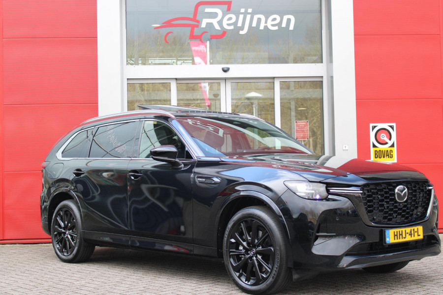 Mazda CX-80 2.5 e-SkyActiv 328PK PHEV HOMURA PLUS | 7-PERSOONS! | NIEUWE AUTO! | DRIVER PERSONALIZATION SYSTEM (GEZICHTSHERKENNING) | ELEKTRISCH BEDIENBARE VOORSTOELEN | FULL LEDEREN BEKLEDING | ADAPTIVE CRUISE CONTROL | 20" LICHTMETALEN VELGEN BLACK | 360° CAMERA | STOEL/STUUR VERWARMING | STOEL VENTILATIE | STOEL VERWARMING ACHTER | ADAPTIVE LED KOPLAMPEN | CLIMATE CONTROL VOOR + ACHTER | NAVIGATIE | APPLE CARPLAY/ANDROID AUTO | PANORAMISCH SCHUIF/KANTEL DAK | PARKEERSENSOREN VOOR EN ACHTER | BOSE AUDIO SYSTEM (12 SPEAKERS) | ELEKTRISCH BEDIENBARE ACHTERKLEP | DRAADLOZE TELEFOON