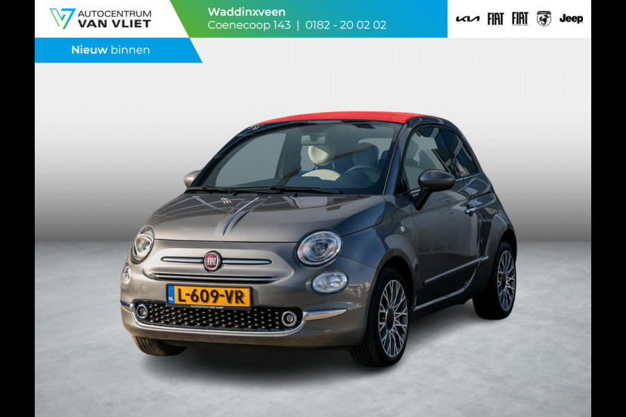 Fiat 500C 1.2 Star Fiat 500 1.2 Lounge l Rosso Cabriodak l Automaat