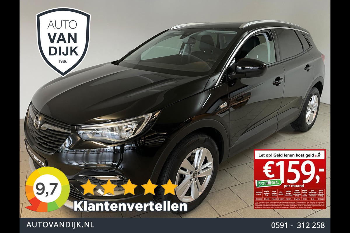 Opel Grandland X 1.2 Turbo Business Executive 130PK AIRCO CLIMA NAVI CRUISE STOELVERW STUURVERW APPLE CARPLAY CAMERA NIEUWSTAAT