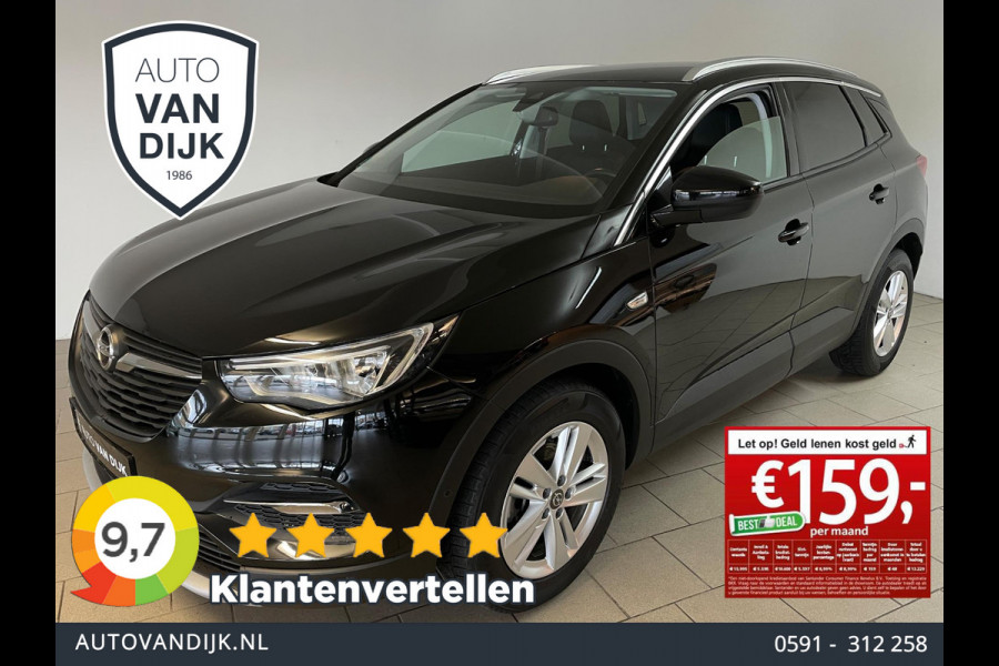 Opel Grandland X 1.2 Turbo Business Executive 130PK AIRCO CLIMA NAVI CRUISE STOELVERW STUURVERW APPLE CARPLAY CAMERA NIEUWSTAAT