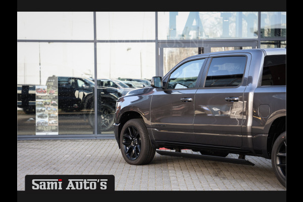 Dodge Ram 1500 V8 402PK 4X4 | PANORAMA DAK | STOEL VERWARMING V+A | APPLE CARPLAY | HEAD-UP | BINNENSPIEGEL CAMERA | DIGI CLUSTER | ELEC STOELEN | HARMAN KARDON | DUBBELE CABINE | SPORT | LIMITED | LARAMIE | LONGHORN | BIGHORN | 2357 - 5182