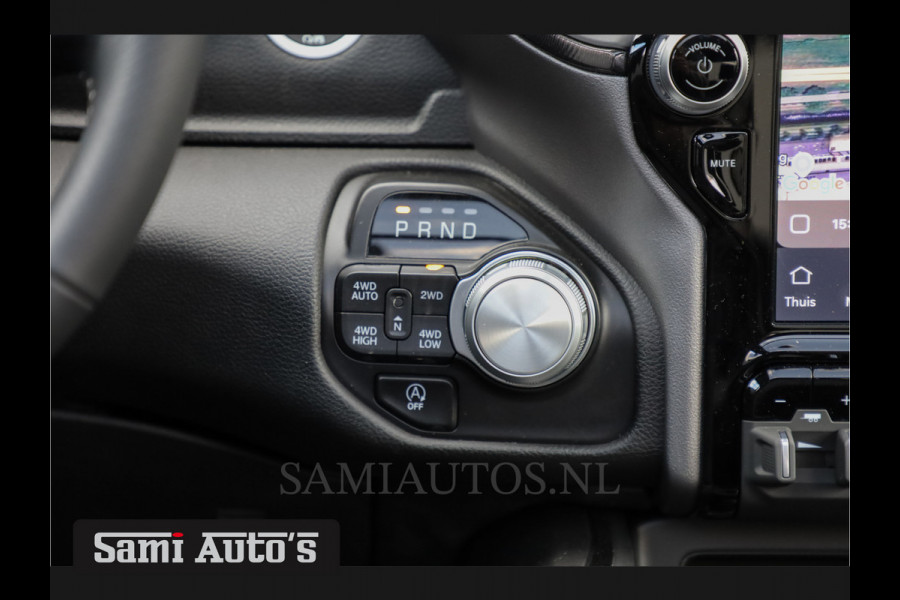 Dodge Ram 1500 V8 402PK 4X4 | PANORAMA DAK | STOEL VERWARMING V+A | APPLE CARPLAY | HEAD-UP | BINNENSPIEGEL CAMERA | DIGI CLUSTER | ELEC STOELEN | HARMAN KARDON | DUBBELE CABINE | SPORT | LIMITED | LARAMIE | LONGHORN | BIGHORN | 2357 - 5182