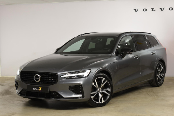 Volvo V60 T6 340PK Automaat Twin Engine AWD R-Design / Navigatie / Adaptieve Cruisecontrol / Dodehoekdetectie / Harman Kardon / Elektrische Bestuurderstoel / Trekhaak / LM Velgen /